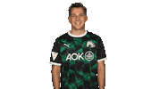 Borussia Moenchengladbach Cheering Sticker by Bundesliga