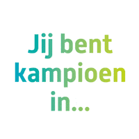 rotterdamsportsupport sport rotterdam bewegen kampioen Sticker