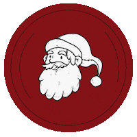 Happy Santa Claus Sticker by The Graphic Link