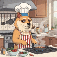 Shiba Inu Cooking GIF by Doge Pound