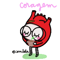 comlola heart coracao coragem lyl Sticker