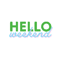 Weekend Hello Sticker by AgoraEversole Marketing Agency