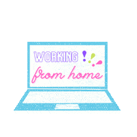 Work Working From Home Sticker by AgoraEversole Marketing Agency