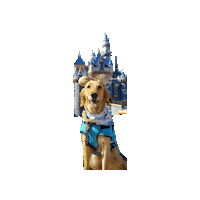 Golden Retriever Disney Sticker by Geekster Pets
