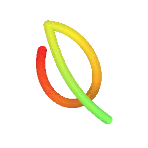 Vasava_Studio giphyupload leaf gradient flexicono Sticker