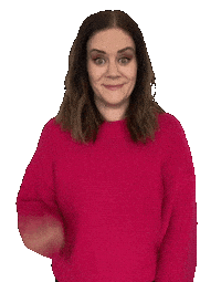 KatieThompsonz hello hi smiling waving Sticker