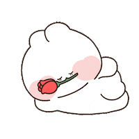 Flower Wink Sticker