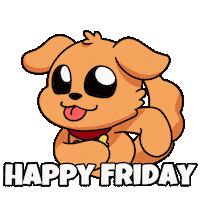 Happy Dog Sticker by Christophers Genie