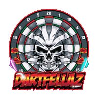 Dartfellaz newpost gang crew darts Sticker