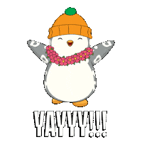 Happy We Did It Sticker by Pudgy Penguins