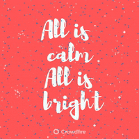 silent night christmas GIF by Crowdfire