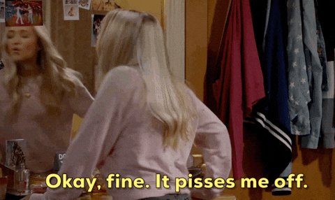 Angry Emily Osment GIF by CBS