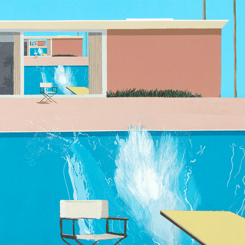 a bigger splash freddie smithson GIF by freddiemade