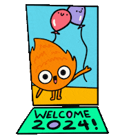 Happy New Year Party Sticker