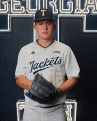 Georgia Tech Baseball GIF by Georgia Tech Yellow Jackets