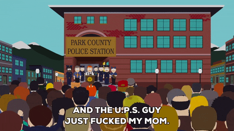 Thanking police station GIF by South Park 