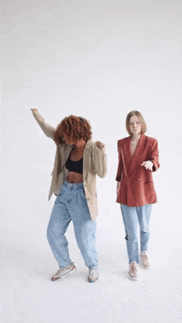 KappiFashion dancing fashion model sneakers GIF