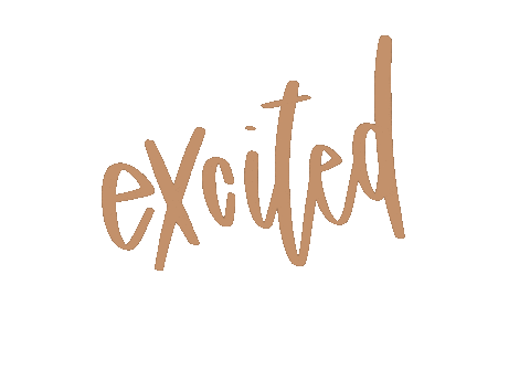 Excited Sticker