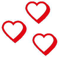 Paloma Hearts Sticker
