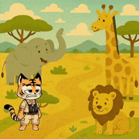 Africa Lions GIF by Hero Galaxy NFT