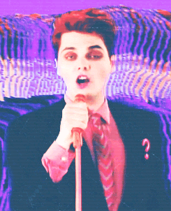 gerard way yeah its seven in the morning what r u gonna do GIF