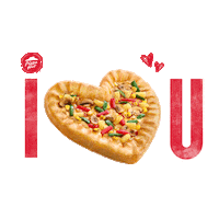 Pizza Heart Sticker by PizzaHutID