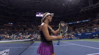 Danielle Collins Salutes the Crowd