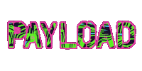 Cyber Security Text Sticker