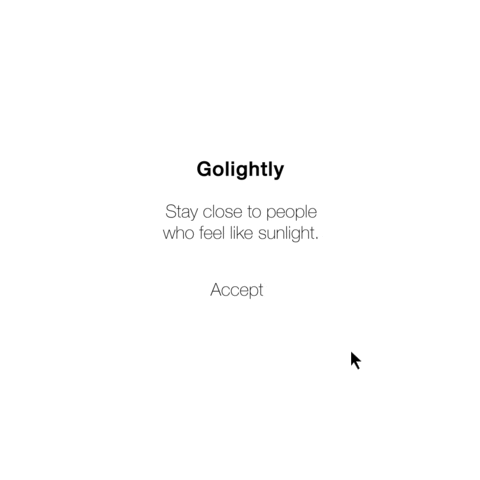 golightlygallery giphyupload mood reminder sunlight Sticker