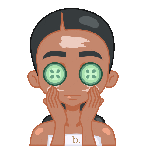 ButtahSkin giphyupload skincare relax mask Sticker