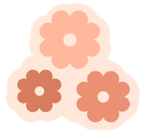 Pink Flowers Sticker