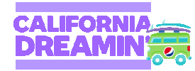 california dreamin summergram Sticker
