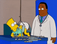 nervous bart simpson GIF