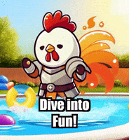 Summer Swimming GIF by Zorooster