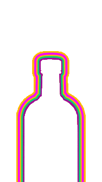 Neon Glow Sticker by Absolut Vodka