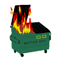 sticker trash by Robert Shiple