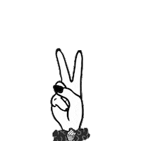 Peace Hennkim Sticker by CHARLES & KEITH