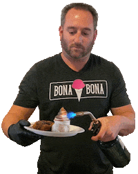 Ice Cream Fire Sticker by bonabonaicecream