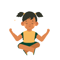 consuelozobelalgerfoundation girl calm children child Sticker