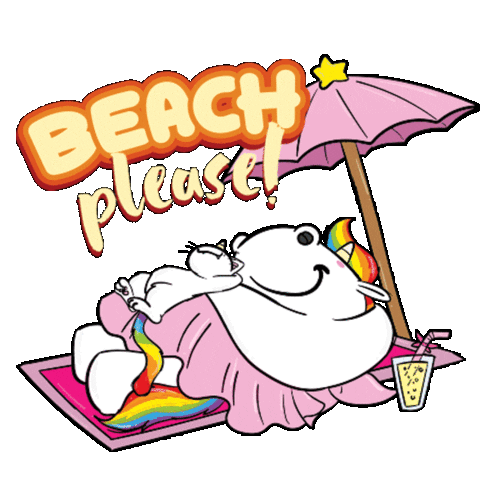 Cat Summer Sticker by Pummeleinhorn