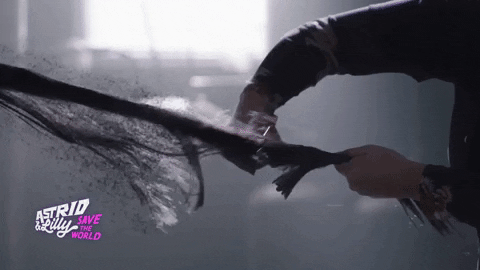 Haircut GIF by Astrid and Lilly Save The World