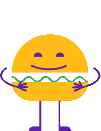 Burger Emotion Sticker by LightsON