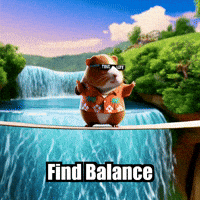 Peace Balance GIF by Guinea Gambino