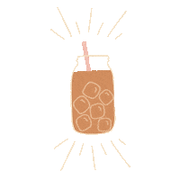 Iced Coffee Sticker