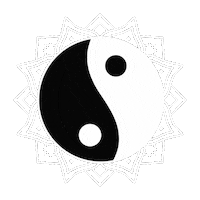 Yin Yang Art Sticker