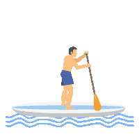 Paddle Larochelle Sticker by La Rochelle Tourisme