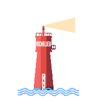la-rochelle-tourisme larochelle phare richelieu larochelletourisme Sticker