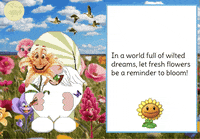 Flower Power Gnome GIF