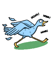 infinipop_comics running scary scared comic Sticker