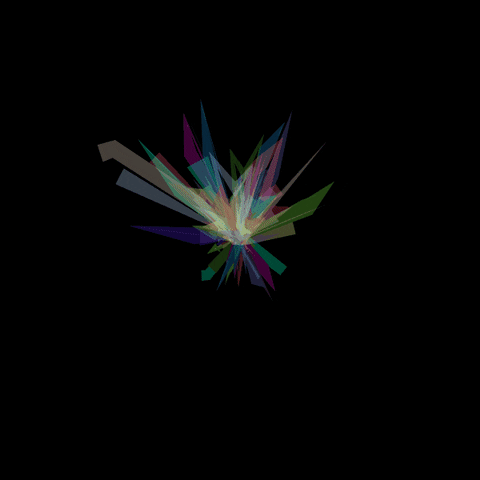 quasicrystals 3d abstract kaleidoscope crystals GIF